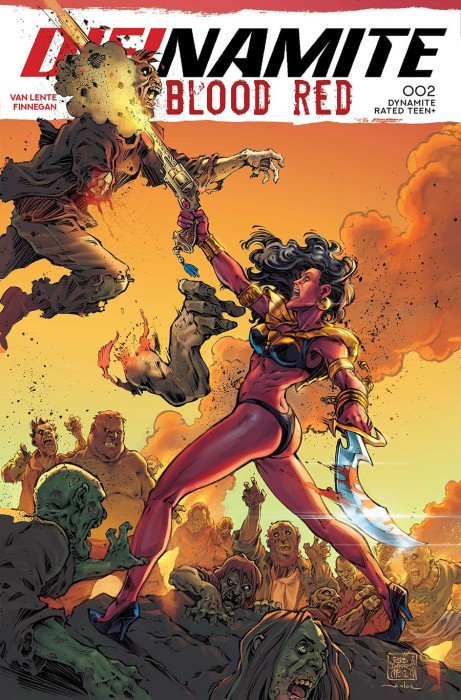 Die!Namite: Blood Red Issue ashcan (Dynamite Entertainment)