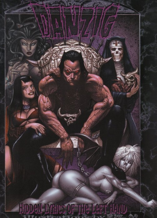 Danzig: Lyrics of the Left Hand Soft Cover # 1 (Verotik)