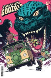 IDW Publishing's Teenage Mutant Ninja Turtles x Godzilla Issue # 3c