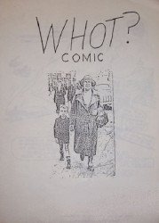 Peter Johnstone's Whot? Comic Issue nn