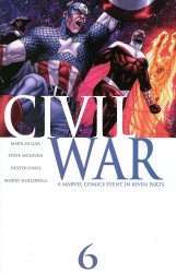 Marvel Comics's Civil War Issue # 6facsimile