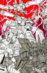 Skybound's Transformers Issue # 17top shelf-c