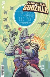 IDW Publishing's Teenage Mutant Ninja Turtles x Godzilla Issue # 4b