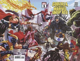 Marvel Comics's Godzilla Destroys the Marvel Universe Issue # 1