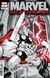 Marvel Comics's Marvel: Black, White & Blood and Guts Issue # 2c