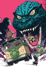 IDW Publishing's Teenage Mutant Ninja Turtles x Godzilla Issue # 3d