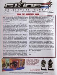 Fun Publications's G.I. Joe: Collectors' Club Newsletter Issue # 8