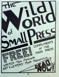 Mass Press Books's The Wild World of Small Press Issue # 1green