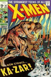Marvel Comics's The X-Men Issue 62