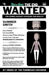 Oni Press's Rick and Morty: The End Issue # 4c