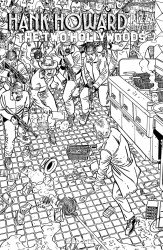 Bad Idea Comics's Hank Howard, Pizza Detective: The Two Hollywoods Issue # 2d