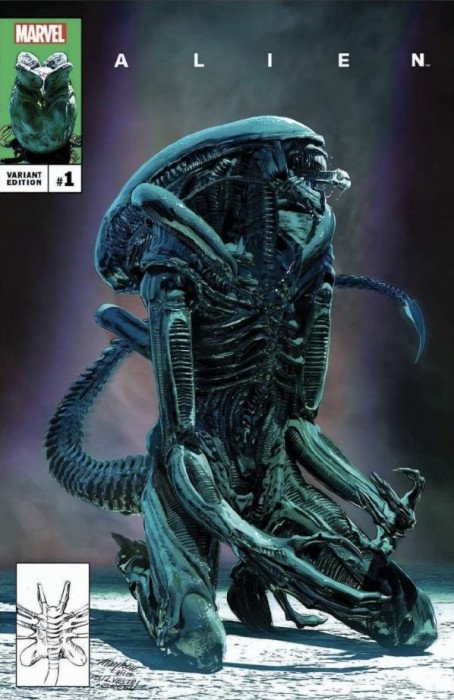 マーベル　エイリアン　コラボコミックセット 2021年1月に刊行されるコミックから、マーベルvsエイリアンの