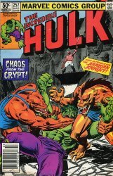 Marvel Comics's The Incredible Hulk Issue 257