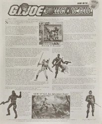 Fun Publications's G.I. Joe: Collectors' Club Newsletter Issue # 3
