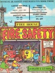 NUPACO's Official Jr. Safety Fireman's Fun Book Issue # 1carter