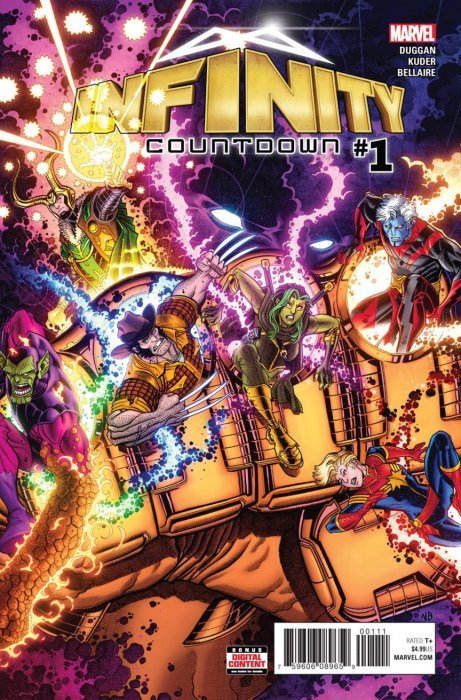 アメコミリーフ Infinity Countdown #1 CGC サイン入り Infinity Countdown Issue # 1 (Marvel Comics)
