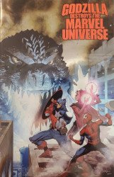 Marvel Comics's Godzilla Destroys the Marvel Universe Issue # 1b