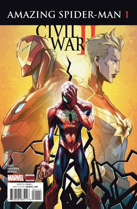 Civil War II: Amazing Spider-Man Issue # 1 (Marvel Comics)