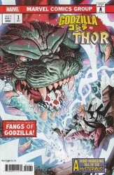Marvel Comics's Godzilla vs Thor Issue # 1c
