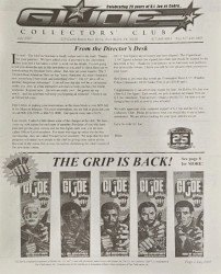 Fun Publications's G.I. Joe: Collectors' Club Newsletter Issue # 7