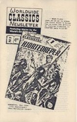 No Publisher Listed's Worldwide Classics Newsletter Issue # 2