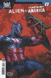 Marvel Comics's Alien vs Captain America Issue # 2d