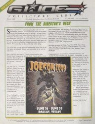 Fun Publications's G.I. Joe: Collectors' Club Newsletter Issue # 3