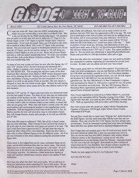 Fun Publications's G.I. Joe: Collectors' Club Newsletter Issue # 3