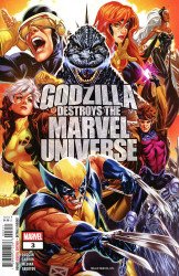 Marvel Comics's Godzilla Destroys the Marvel Universe Issue # 3