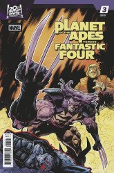 Marvel Comics's Planet of the Apes vs Fantastic Four Issue # 3d
