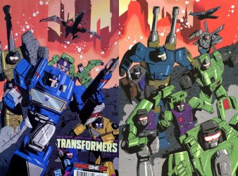 Skybound's Transformers Issue # 15top shelf-d