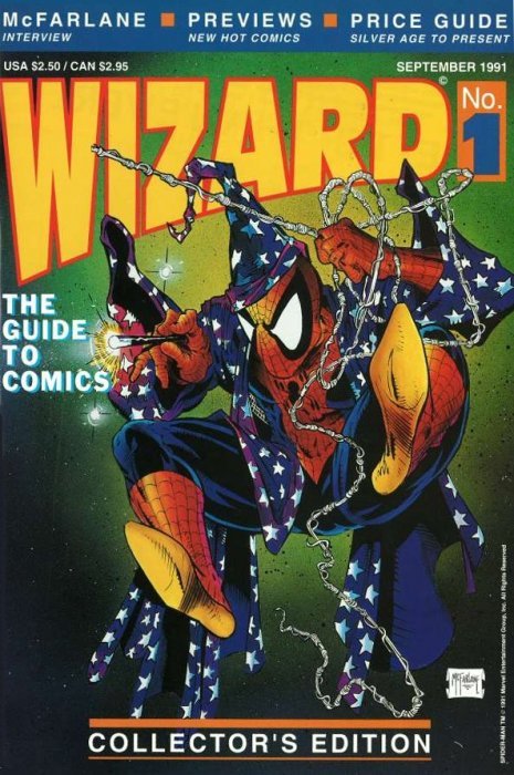 Wizard #1 9/91 Wizard Pub. (CGC Analyzer)
