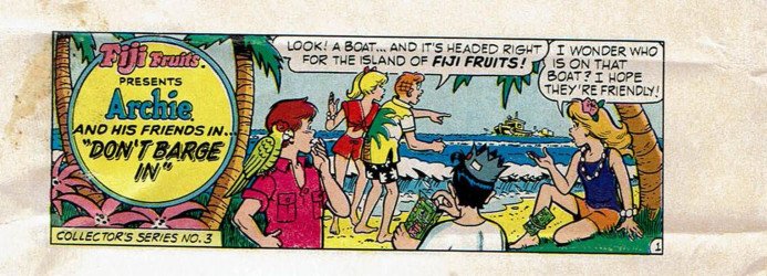 Warner-Lambert's Fiji Fruits Presents: Archie and His Friends Issue # 3