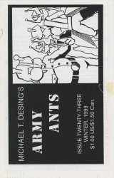 Teddy Bear Press's Michael T. Desing's Army Ants Issue # 23