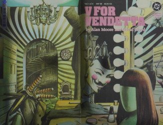 DC Comics's V for Vendetta Issue # 1facsimile-c