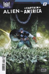 Marvel Comics's Alien vs Captain America Issue # 2b