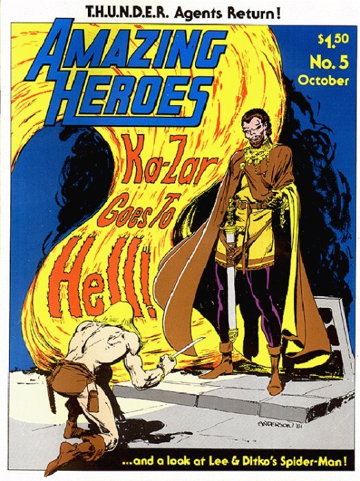 Amazing Heroes Issue # 36 (Fantagraphics Books)