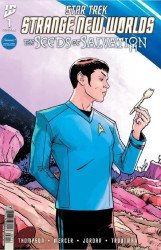 IDW Publishing's Star Trek: Strange New Worlds - The Seeds of Salvation Issue # 1black cat