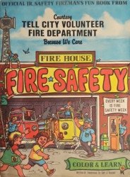 NUPACO's Official Jr. Safety Fireman's Fun Book Issue # 1tell city